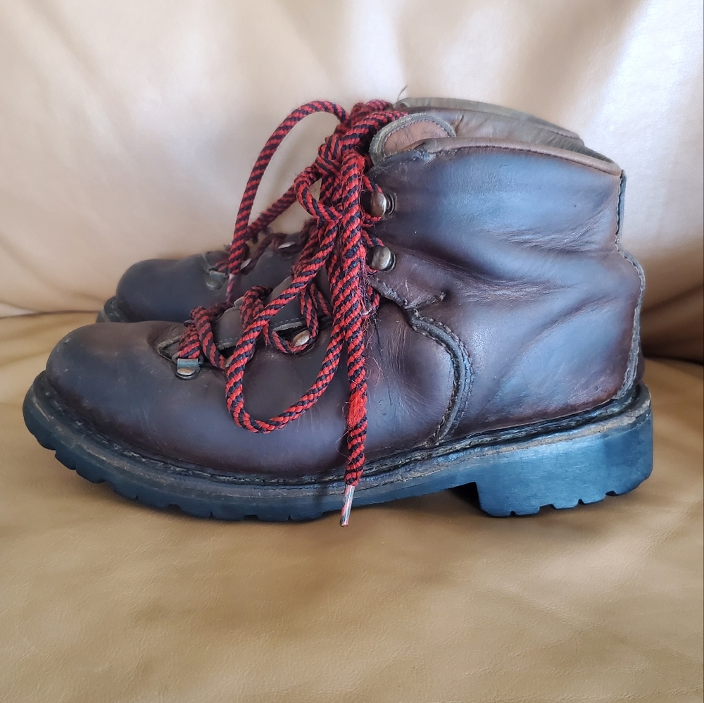Original Vintage Raichel Leather Hiking Boots